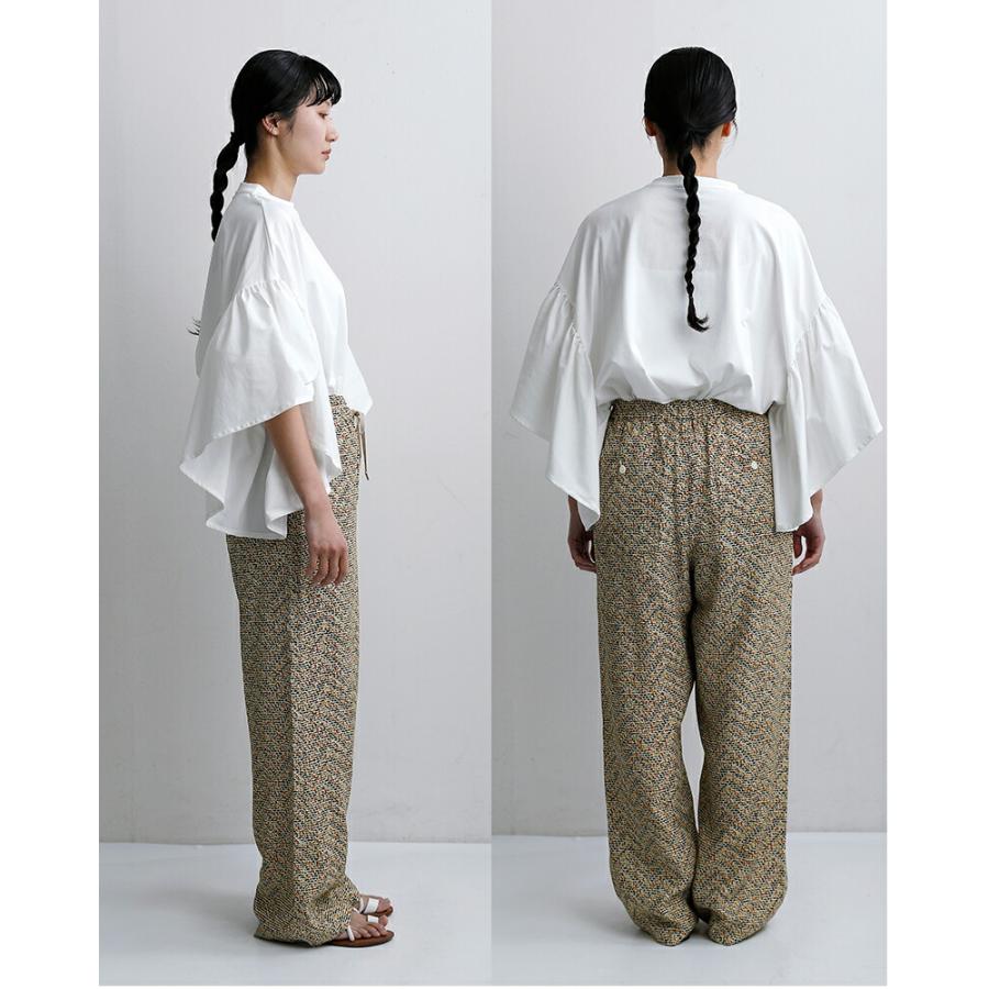 chimala チマラ 22AW キルティングドローストリングパンツ chimala（チマラ） プリント ドローストリング パンツ cs41-wp14a