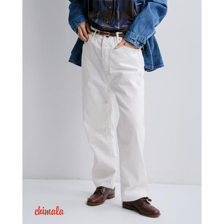 chimala（チマラ） chimala 12oz デニム ワイドテーパード パンツ cs42