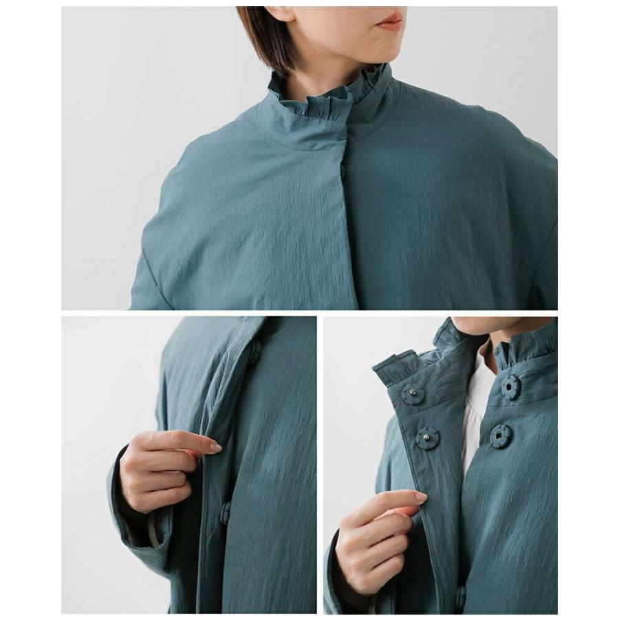 MAGALI マガリ メランジウールノーカラータックコート MAGALI マガリ