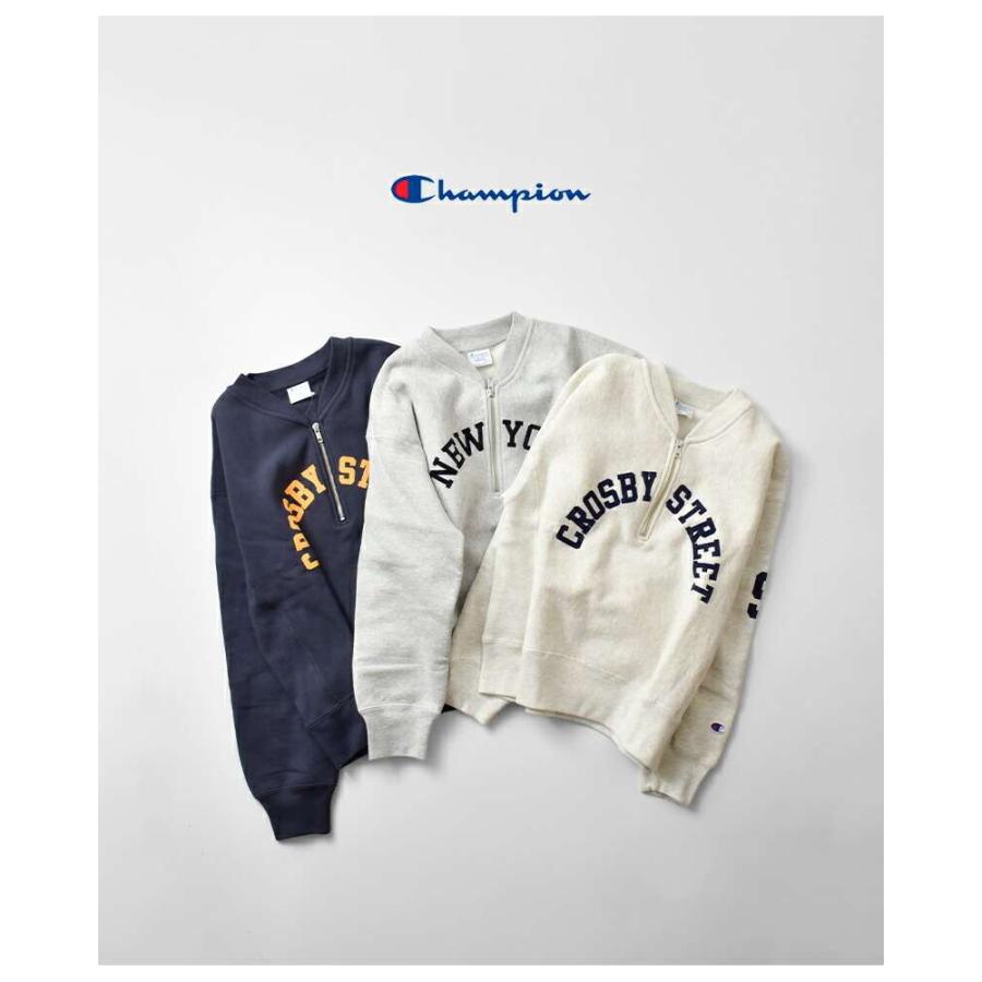 Champion チャンピオン リバースウィーブ ハーフジップ スウェット
