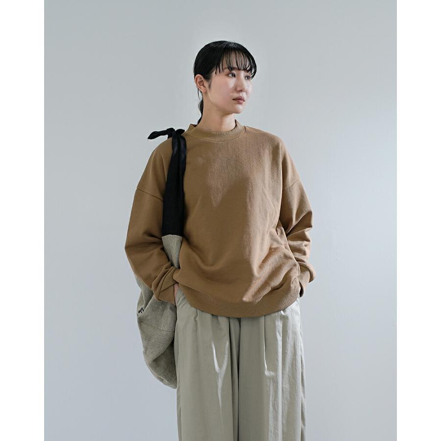 Dulcamara（ドゥルカマラ） コットン ラップリブ ワイド スウェット