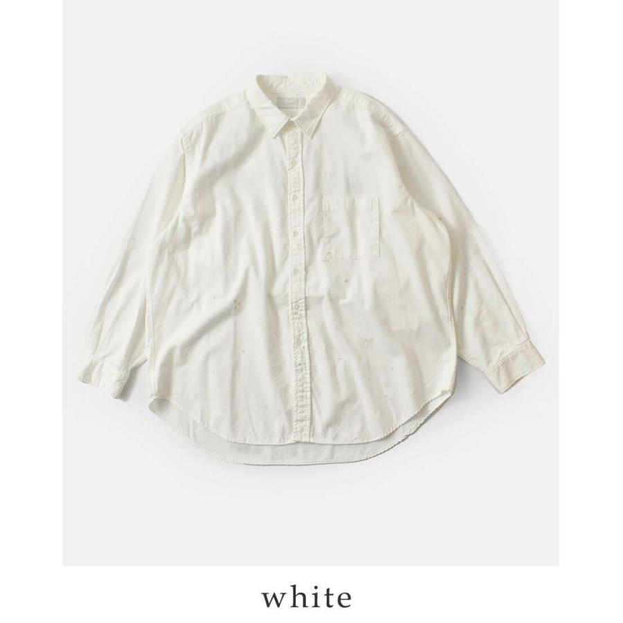 tsuzuli（ツヅリ） コットン オーバーサイズ オックスフォード シャツ