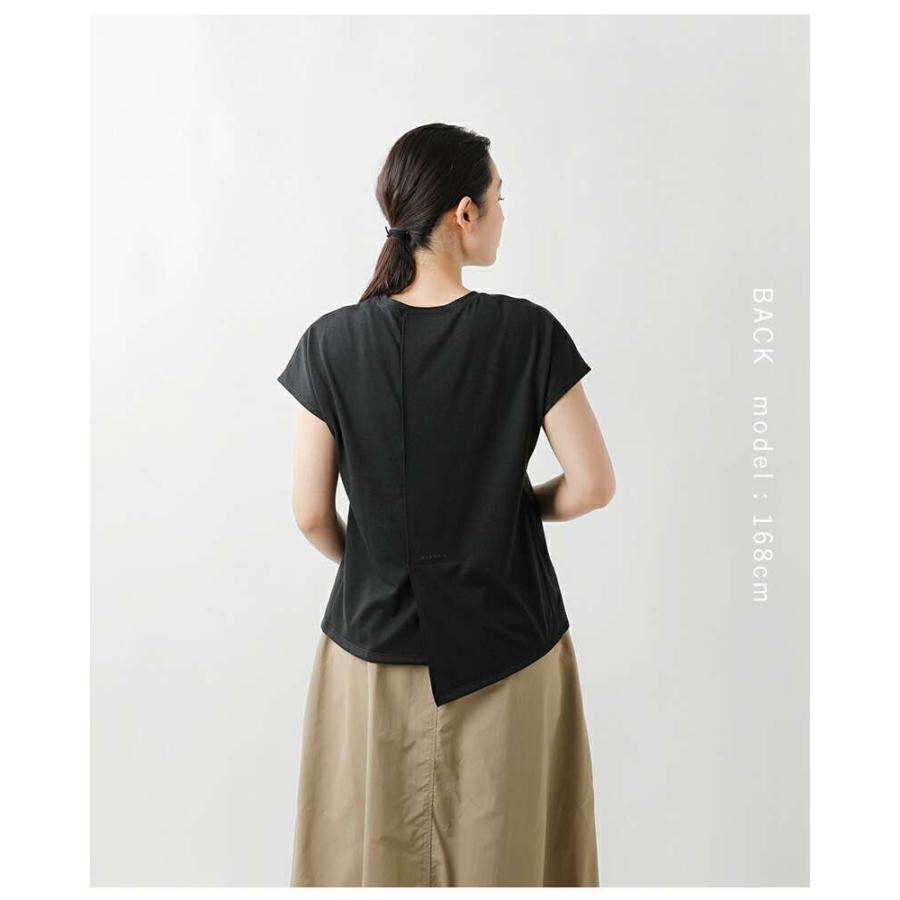 ゆうパケット選択可DANSKIN ダンスキン バック スリット フレンチ Tシャツ BACK SLIT FRENCH TEE dc724104  レディース 2024ss新作｜aranciato｜09