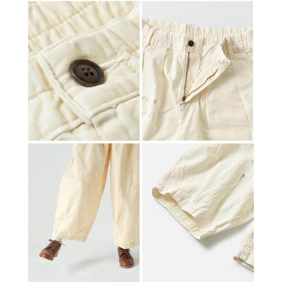 tsuzuli（ツヅリ） コットン チノ リメイク サーカスパンツ tsuzuli