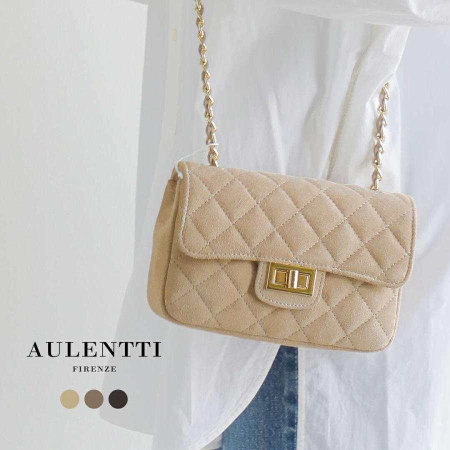 AULENTTI（オウレンティ） aranciato別注 スエード レザー チェーン