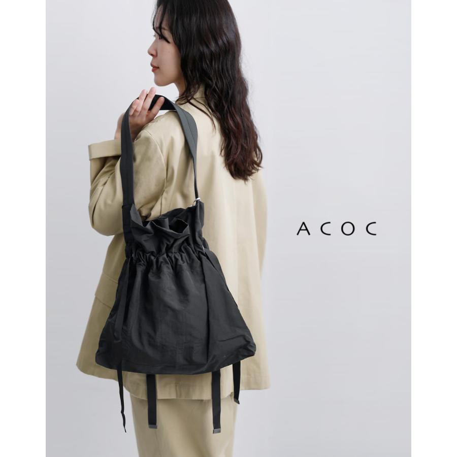 ACOC アコック ドローストリング バッグ drawstring-bag レディース