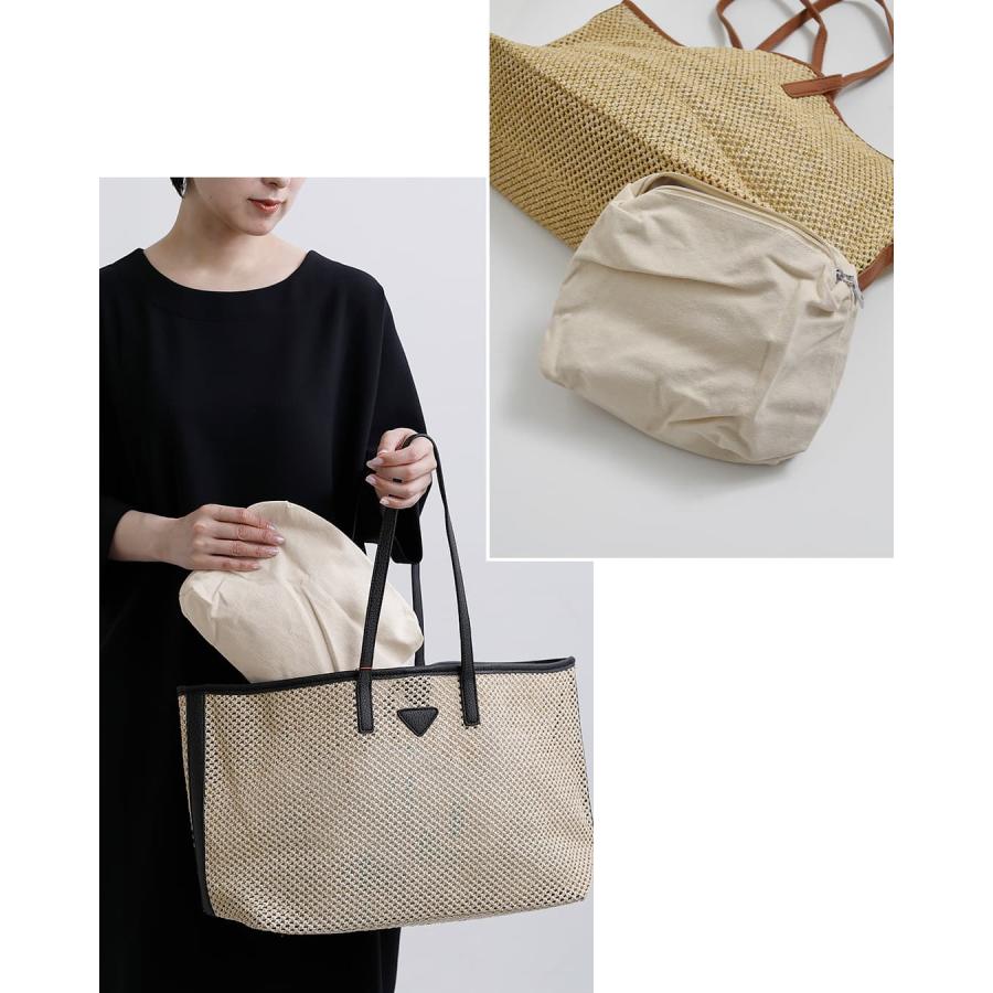セール【30%OFF】モッテ Motte ラフィア ペーパー トートバッグ