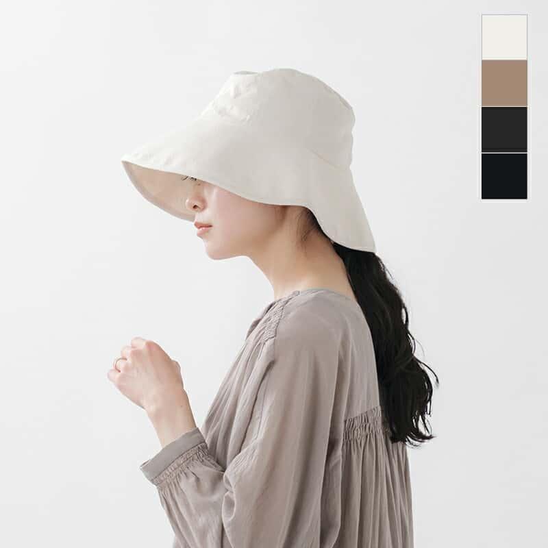 evam eva エヴァムエヴァ コットン リネン ハット e231g184 レディース
