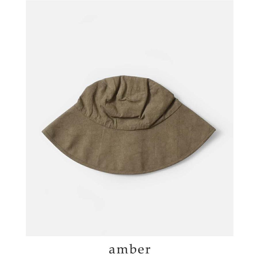 evam eva エヴァムエヴァ コットン リネン ハット e231g184 レディース