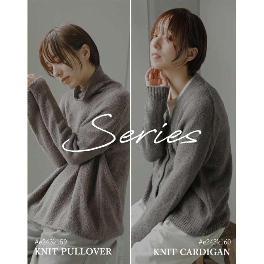 evam eva ニットベスト evam eva／畦編み Vネックベスト | Beignets Online