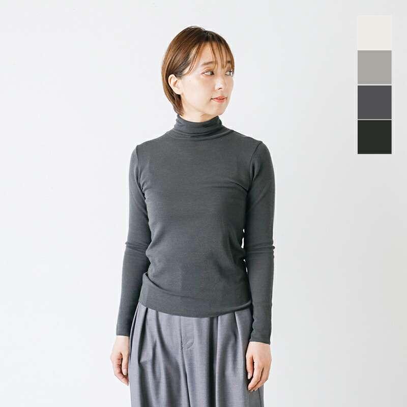 evam eva エヴァムエヴァ ウール タートルネック プルオーバー