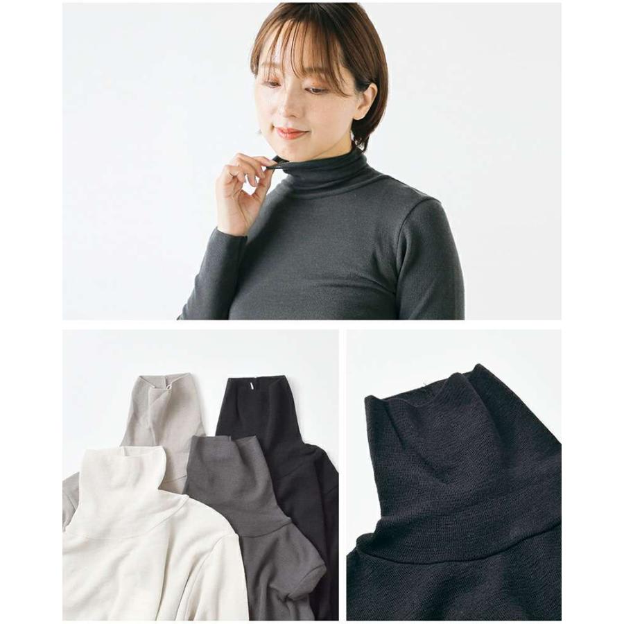 evam eva（エヴァムエヴァ） ウール タートルネック プルオーバー