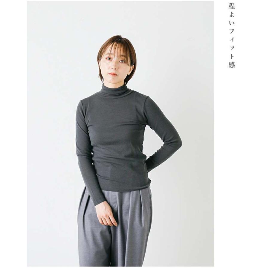 evam eva（エヴァムエヴァ） ウール タートルネック プルオーバー