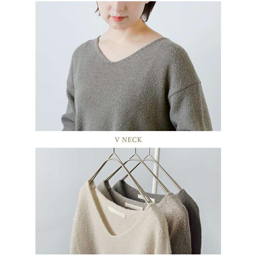 evam evaエヴァムエヴァ ウール×アルパカ×リネン プルオーバーワンピース evam eva（エヴァムエヴァ） ウール アルパカ プルオーバー e253k055