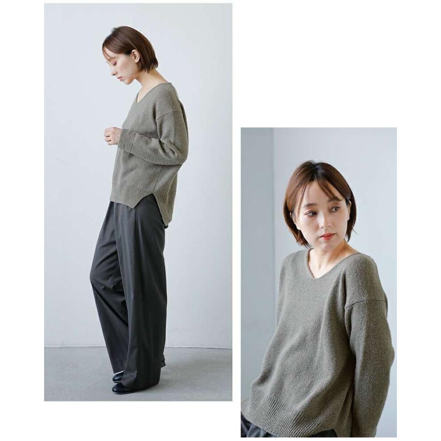 evam eva（エヴァムエヴァ） ウール アルパカ プルオーバー e253k055