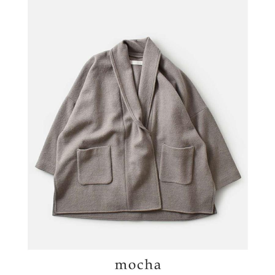 evameva ローブ　2024aw evam eva エヴァムエヴァ プレス ウール ローブ e253k092-mn