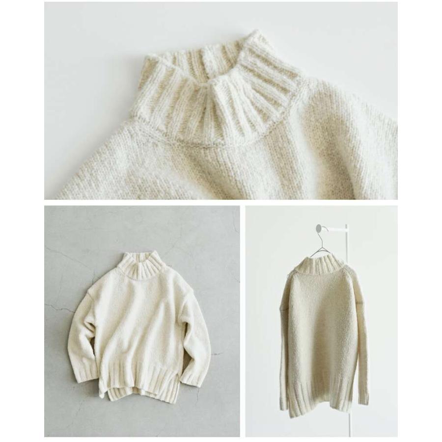 evam eva（エヴァムエヴァ） リニューウール タートルネック ニット