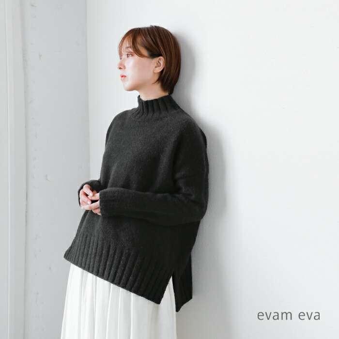 evam eva(エヴァム エヴァ) アルパカ ウール タートルネック evam eva エヴァムエヴァ アルパカ ウール タートルネック