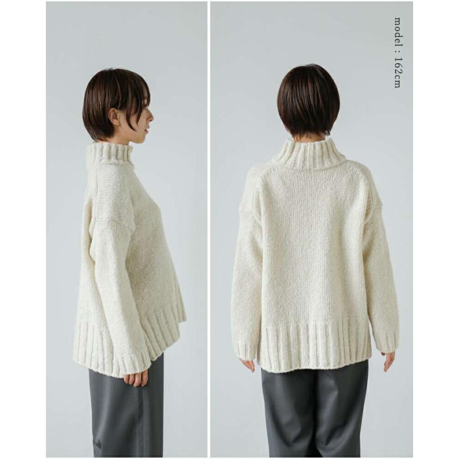 evam eva（エヴァムエヴァ） リニューウール タートルネック ニット