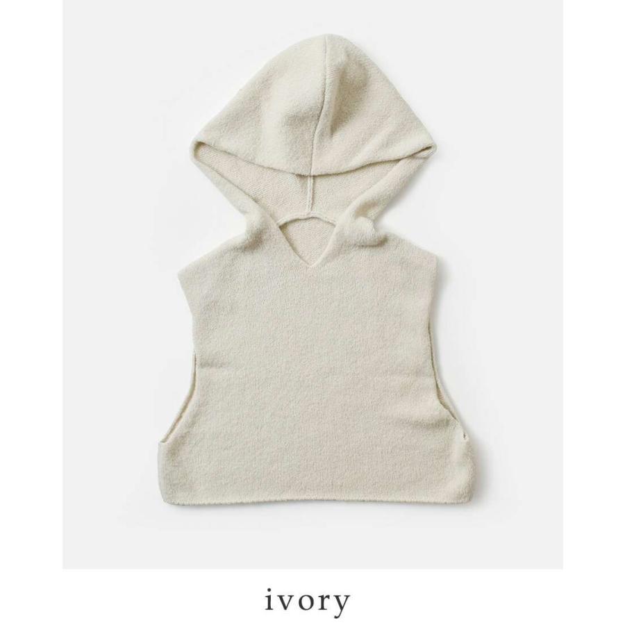 evam eva（エヴァムエヴァ） リニューウール フーデッド ベスト