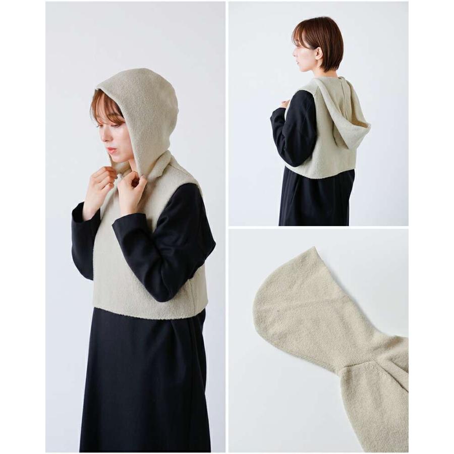 evam eva エヴァムエヴァ リニューウール フーデッド ベスト