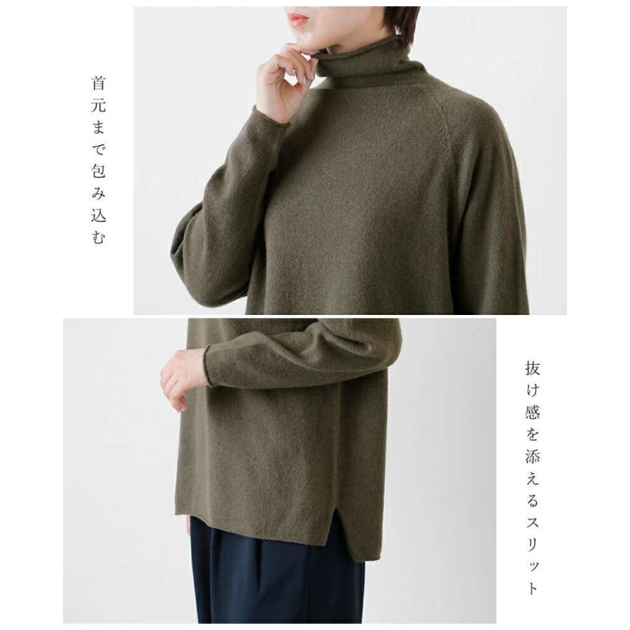 美品　evam eva カシミヤ　タートルネック セーター evam eva（エヴァムエヴァ） カシミヤ タートルネック プルオーバー