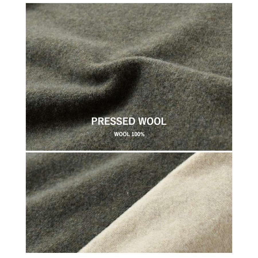 evam eva（エヴァムエヴァ） プレスウール ラグラン プルオーバー