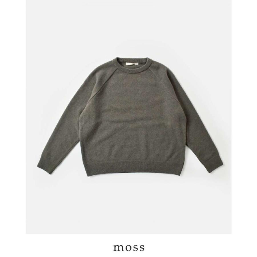 evam eva エヴァムエヴァ プレスウール ラグラン プルオーバー