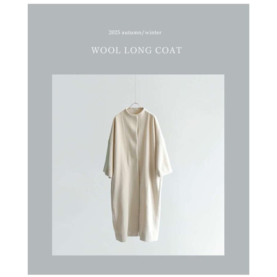 evam eva ベージュ リネン シルク ロングコート ハオリ 羽織 サイズ2 evam eva エヴァムエヴァ ウール ロング コート e253t209 | iroma