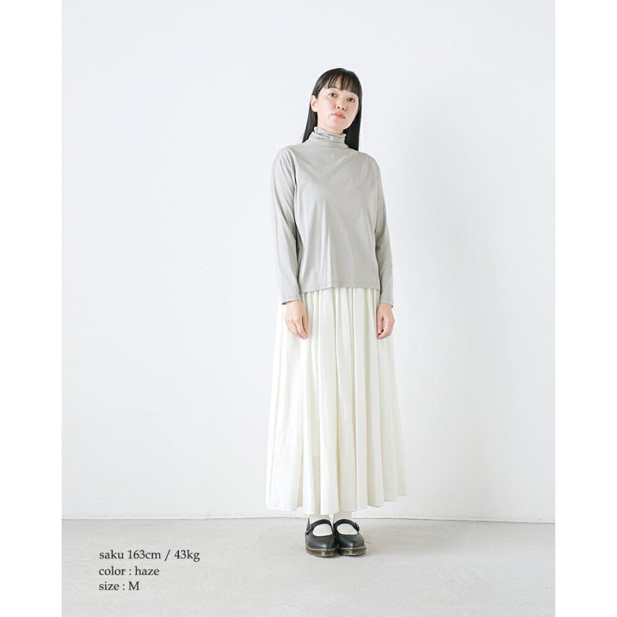 evam eva（エヴァムエヴァ） タートルネック カットソー プルオーバー