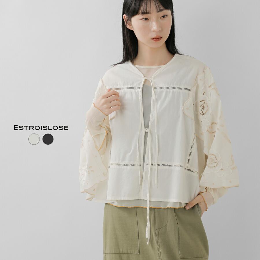 ESTROISLOSE（エストゥロワルーズ） コットン ケミカル カットワーク