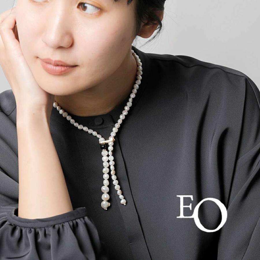 EO イオ パール ミックス ラリエット ネックレス Pearl mix lariat