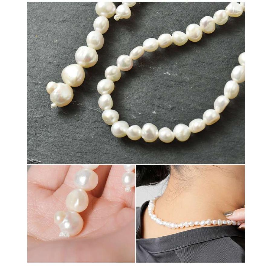 EO イオ パール ミックス ラリエット ネックレス Pearl mix lariat 