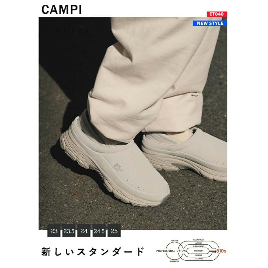 810s ムーンスター エイトテンス moonstar   CAMPI キャンピー シンセティックレザー キックバック モック シューズ  et040｜aranciato｜05