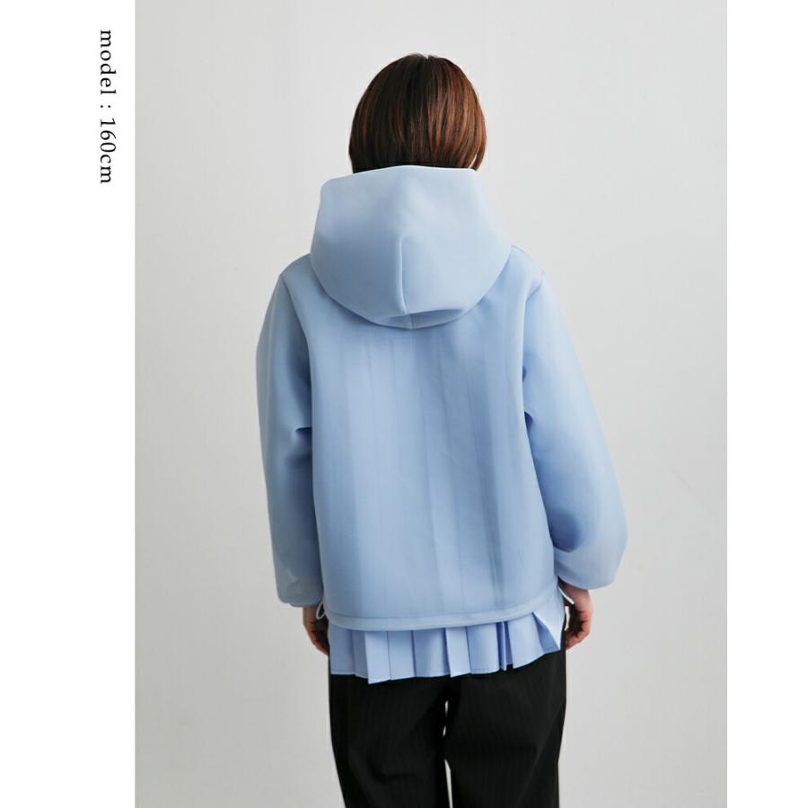 ユーフォリック euphoric' シアー ダンボール パーカー Sheer Parka eu