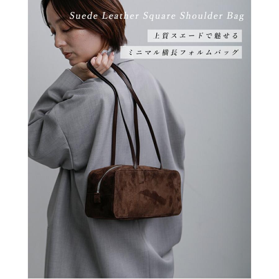 ARTESANOS（アルテサノス） スエードレザー スクエア ショルダーバッグ