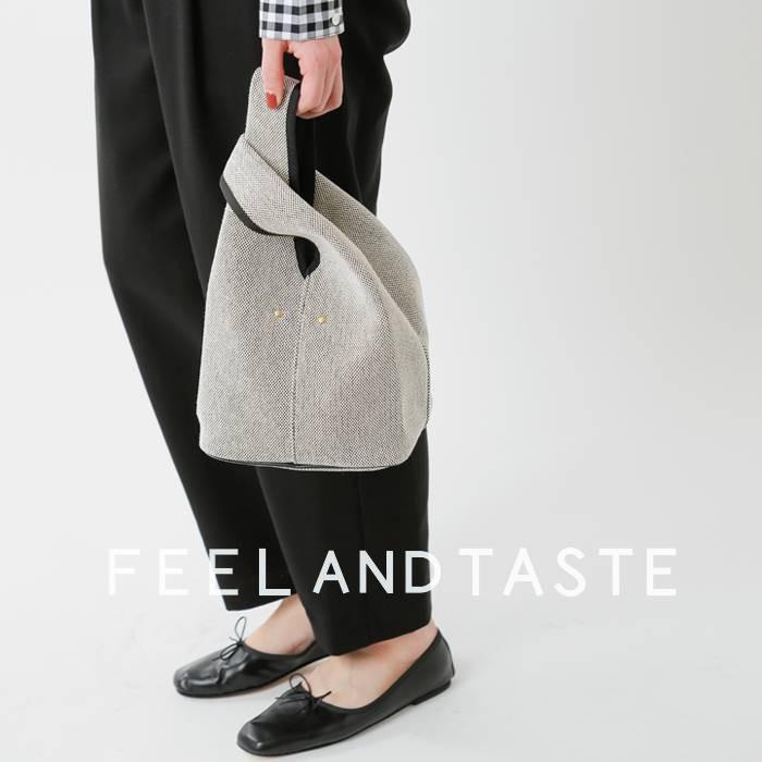 FEEL AND TASTE フィールアンドテイスト コットンシャンブレーショッパーミニバッグ shopper mini f091a043｜aranciato｜02