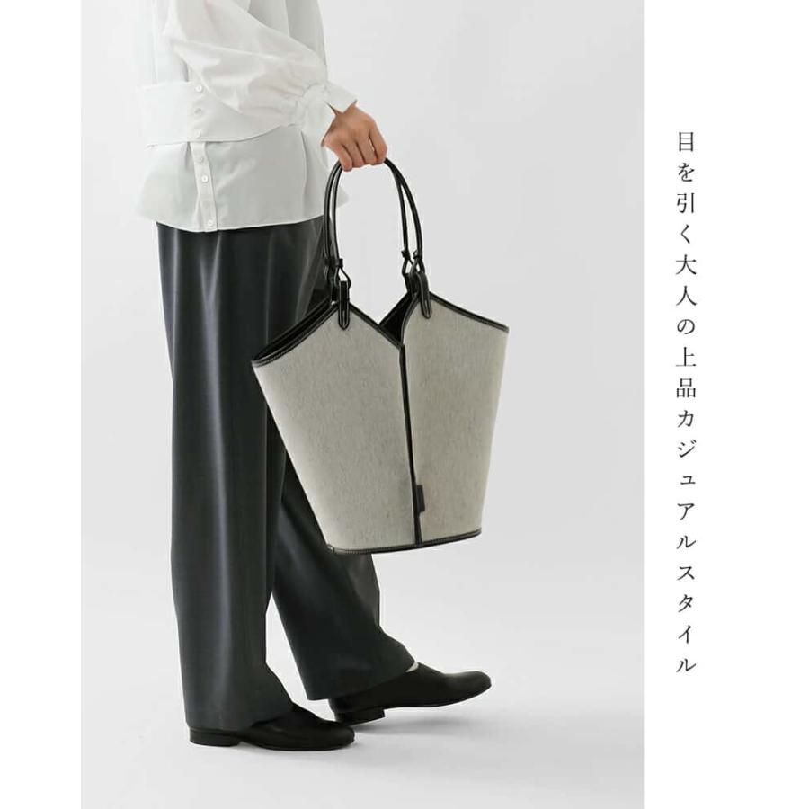 FEEL AND TASTE フィールアンドテイスト オリジナル コットン シャンブレー トートバッグ umbrella tote f171d584-8  レディース 2024ss新作｜aranciato｜06