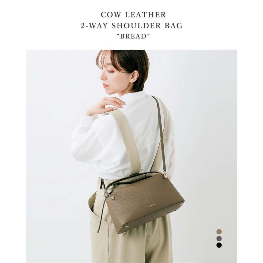 フィールアンドテイスト FEEL AND TASTE カウレザー 2way ショルダー バッグ bread f202b521 レディース