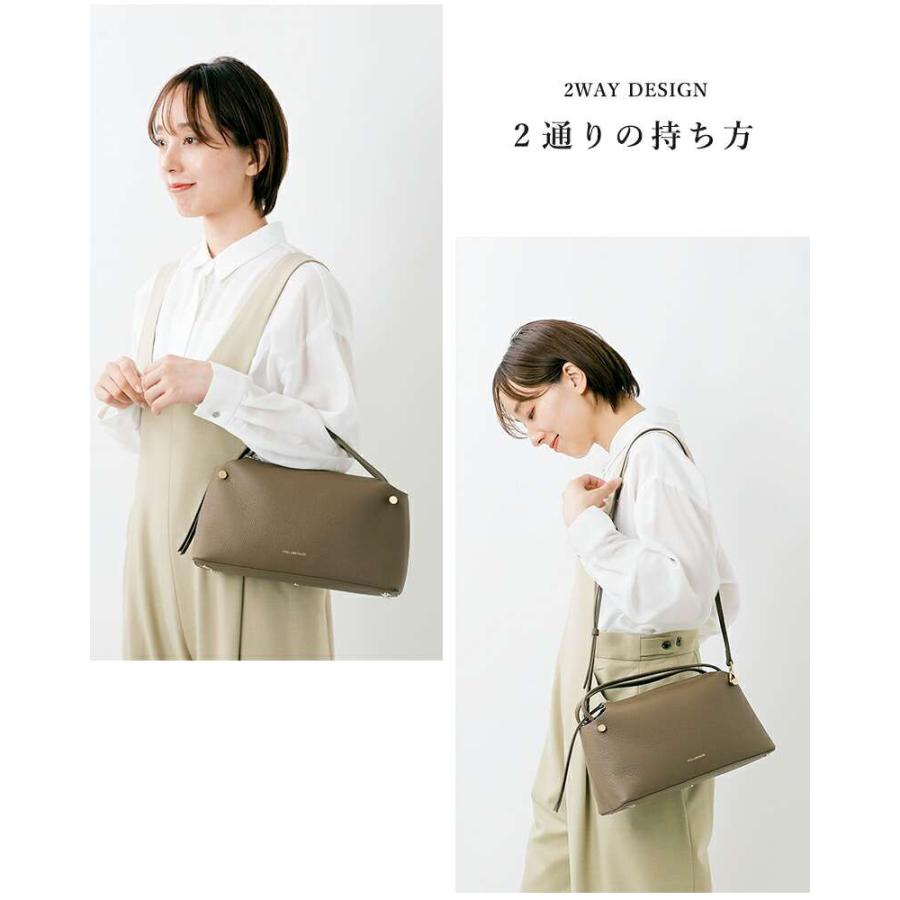 フィールアンドテイスト FEEL AND TASTE カウレザー 2way ショルダー バッグ bread f202b521 レディース