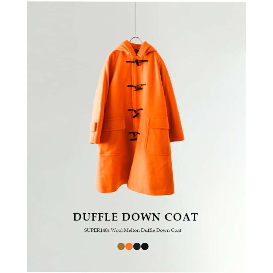 miffew ミフュー SUPER140s ウール メルトン ダッフル ダウン コート DUFFLE DOWN COAT few23wjk5105｜aranciato｜06