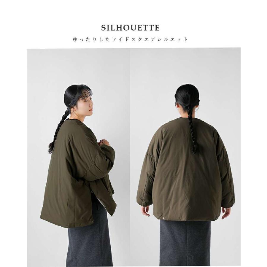 新品未使用　miffew ノーカラーオーバーダウンジャケット　サイズ2 30％OFF】MIFFEW（ミフュー）ノーカラー オーバーダウンジャケット