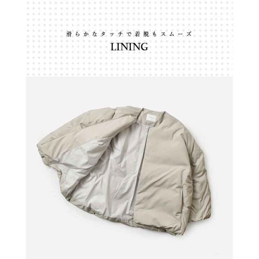 新品♡miffew ノーカラーオーバーダウンジャケット　2 miffew｜撥水 帯電防止 ノーカラー オーバー ダウン ジャケット “OVER