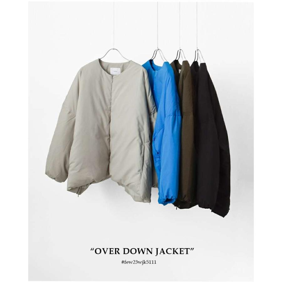 miffew（ミフュー） 撥水 帯電防止 ノーカラー オーバー ダウン