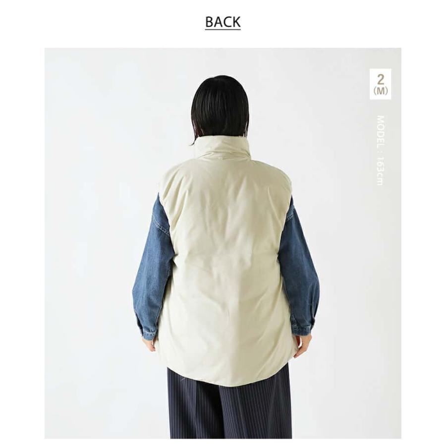 miffew ミフュー マイクロファイバー スタンドカラー ダウン ベスト STAND COLLAR DOWN VEST few23wjk5112｜aranciato｜12