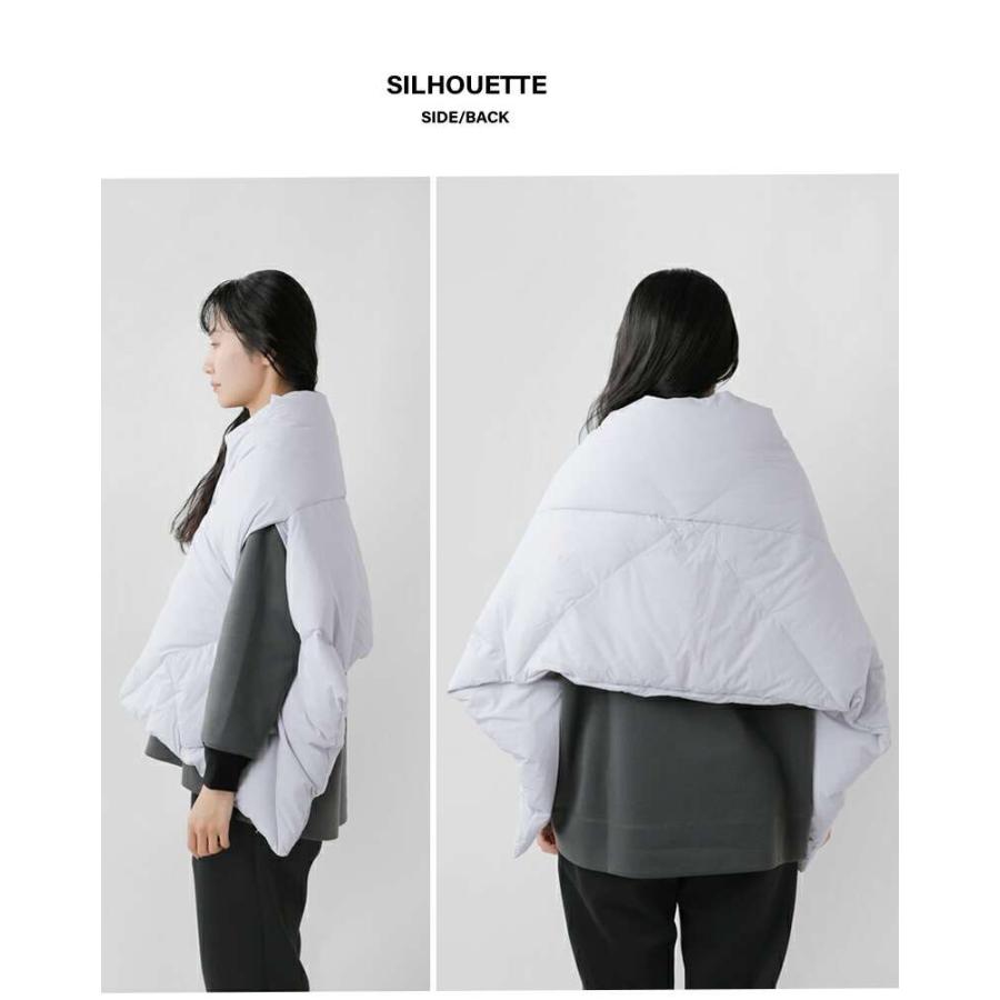 miffew（ミフュー） リバーシブル ダウン ケープ REVERSIBLE DOWN CAPE