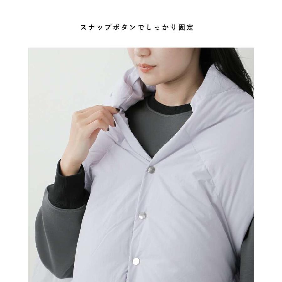 miffew（ミフュー） リバーシブル ダウン ケープ REVERSIBLE DOWN CAPE