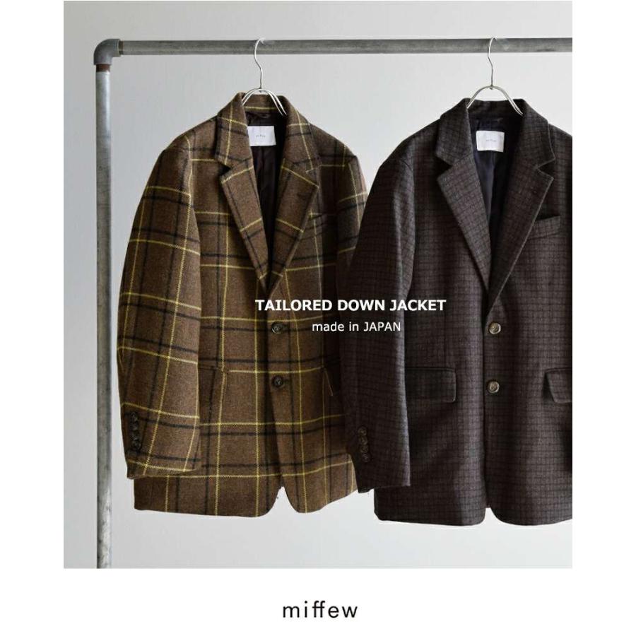 セール【30%OFF】ミフュー miffew テーラード ダウン ジャケット TAILORED DOWN JACKET few25wjk5337 レディースの画像