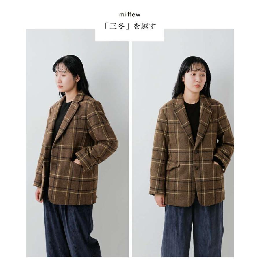セール【30%OFF】ミフュー miffew テーラード ダウン ジャケット TAILORED DOWN JACKET few25wjk5337 レディースの画像