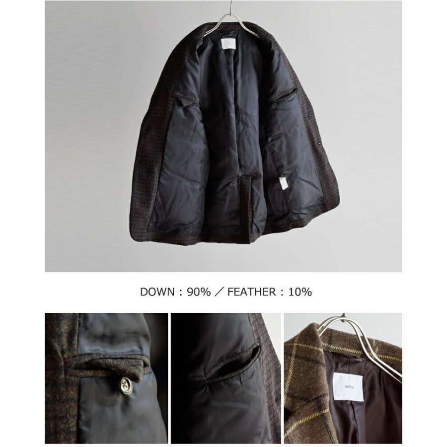 セール【30%OFF】ミフュー miffew テーラード ダウン ジャケット TAILORED DOWN JACKET few25wjk5337 レディースの画像